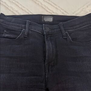 MOTHER Dazzler jeans mid rise ankle, deep end color